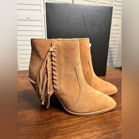 NWT Coach | Western Suede  Fringe Booties - Picture 4 of 8